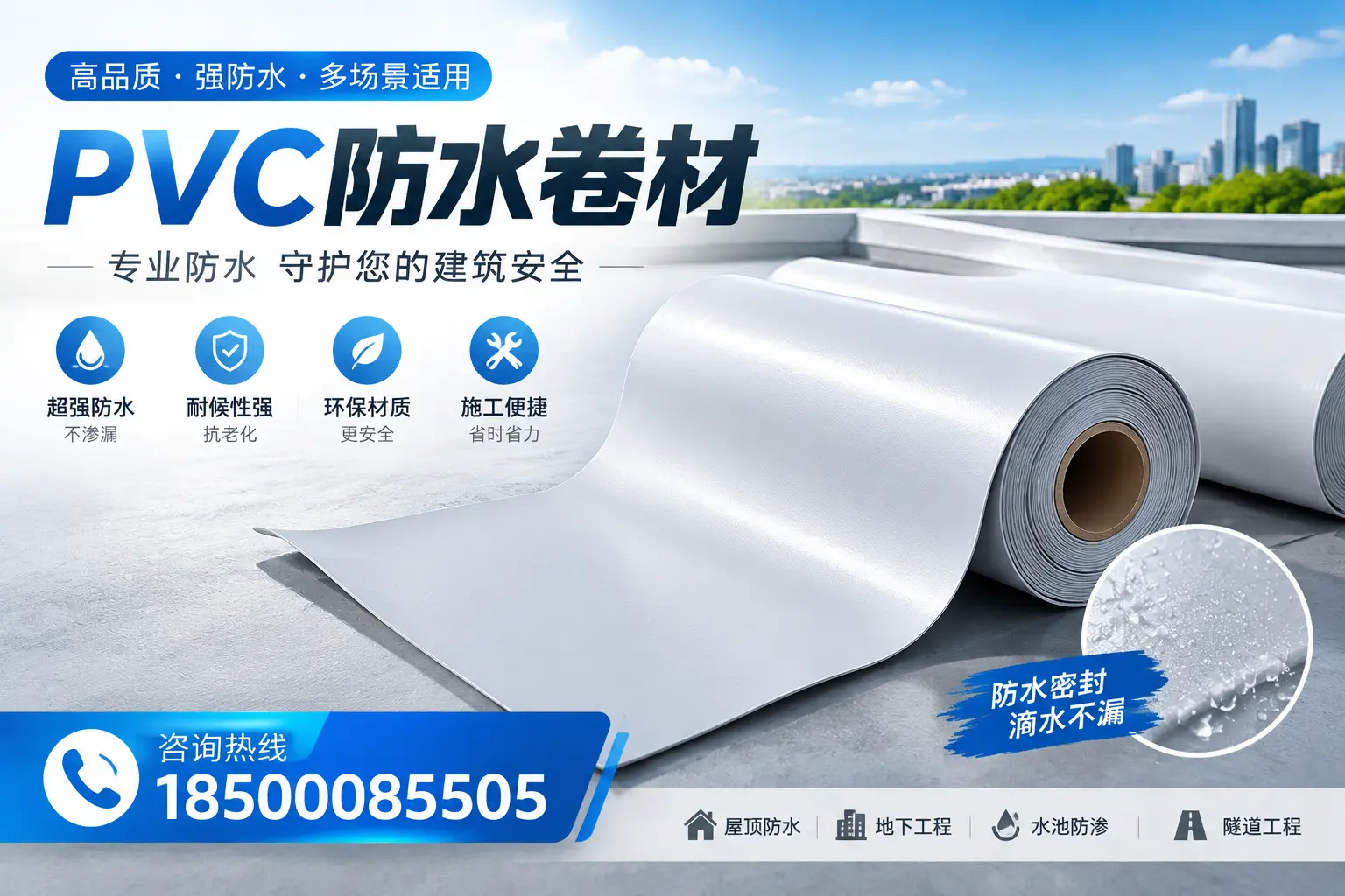 PVC防水卷材的市场竞争分析，吉安品牌选择参考